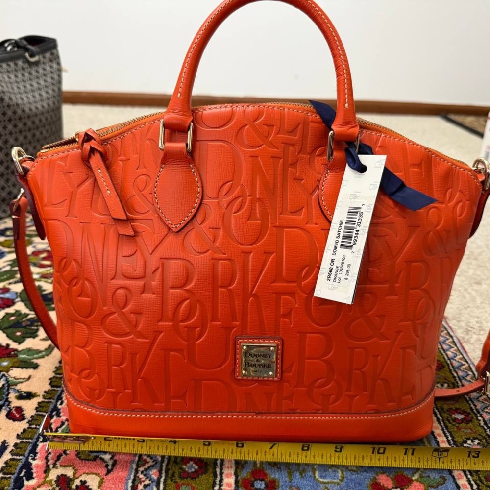 Rare Dooney & Bourke Retro Grafica Domed Satchel NWT